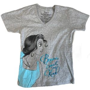 Disney Bell Blue “Brave, Smart, and Kind” Tee
